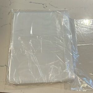 (100) 9X12 Clear Poly Bags 1.5mil